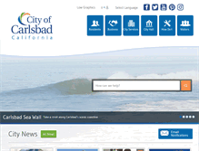 Tablet Screenshot of carlsbadca.gov